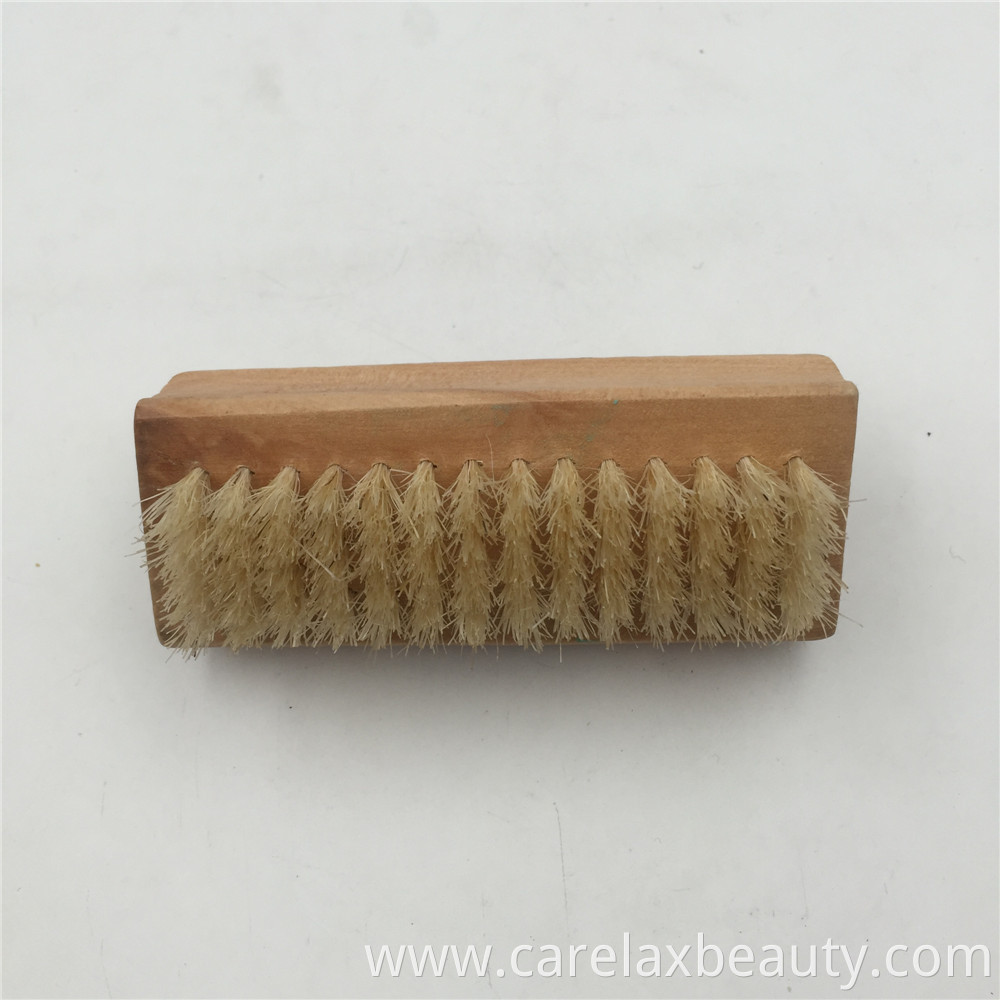 high quality natural wooden nail brush